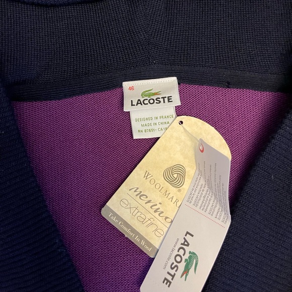 Colourful Lacoste Sweater Hoodie - Picture 11 of 13